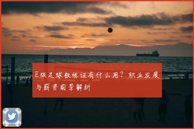 E级足球教练证有什么用?职业发展与薪资前景解析
